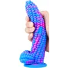F*CK MY COLOR Gode Corn 16 x 4cm Bleu-Rose